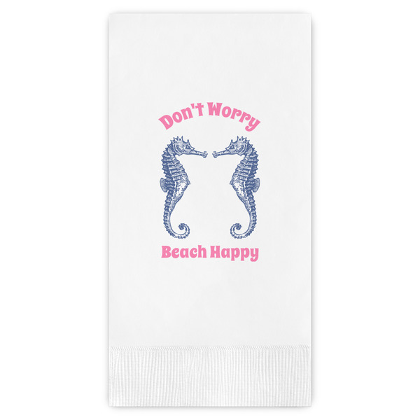 Custom Sea Horses Guest Paper Towels - Full Color (Personalized)