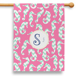 Sea Horses 28" House Flag - Double Sided (Personalized)