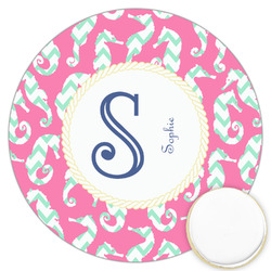 Sea Horses Printed Cookie Topper - 3.25" (Personalized)