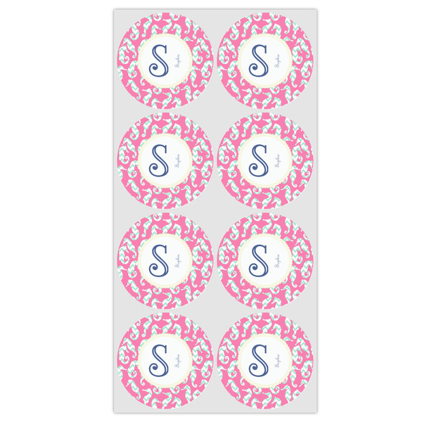 Sea Horses Icing Circle - Medium - Set of 8