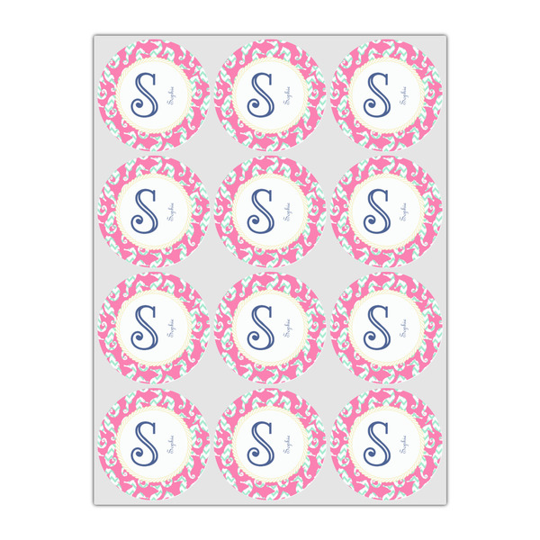 Sea Horses Icing Circle - Small - Set of 12