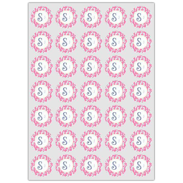 Sea Horses Icing Circle - XSmall - Set of 35