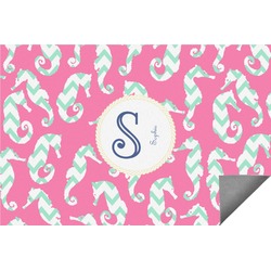 Sea Horses Indoor / Outdoor Rug - 3'x5' (Personalized)