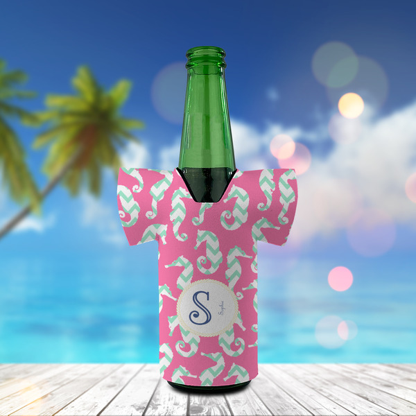 Sea Horses Jersey Bottle Cooler - LIFESTYLE