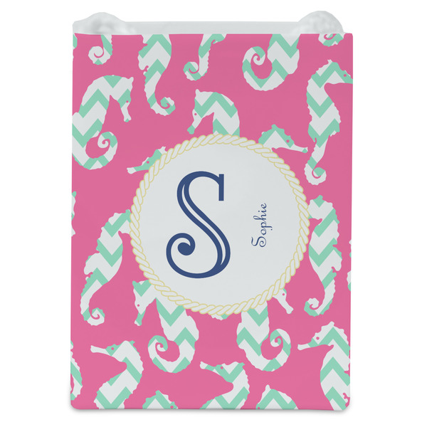 Sea Horses Jewelry Gift Bag - Matte - Front