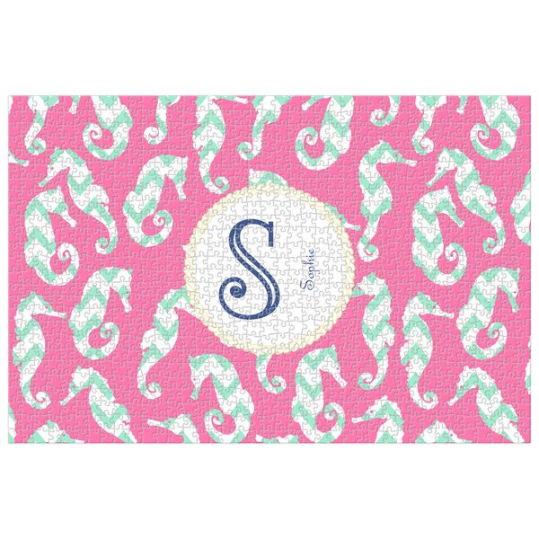 Custom Sea Horses Jigsaw Puzzle - 1000-piece (Personalized)