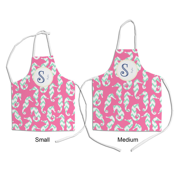 Sea Horses Kid's Aprons - Comparison