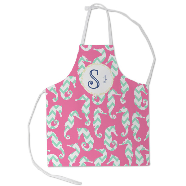 Custom Sea Horses Kid's Apron - Small (Personalized)