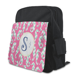 Sea Horses Preschool Backpack (Personalized)