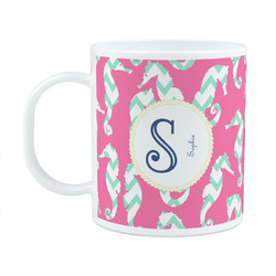 Sea Horses Plastic Kids Mug (Personalized)
