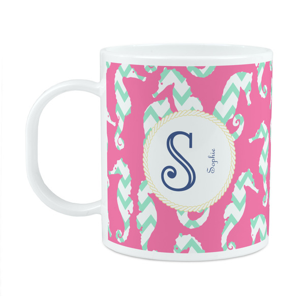 Custom Sea Horses Plastic Kids Mug (Personalized)