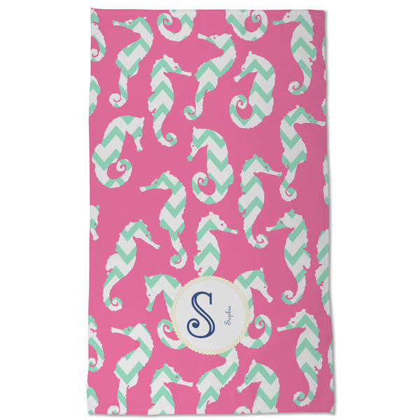 Sea Horses Kitchen Towel - Poly Cotton - Full Front