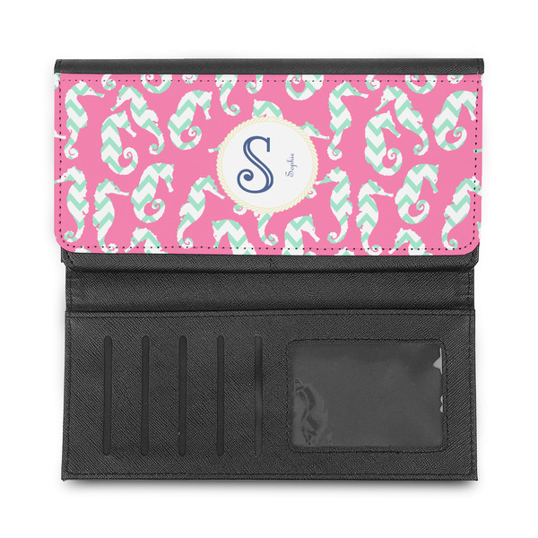 Sea Horses Ladies Wallet - Half Way Open