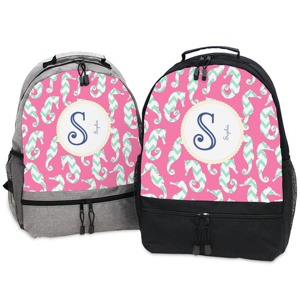 Sea Horses Large Backpacks - Both