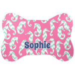 Sea Horses Bone Shaped Dog Food Mat (Personalized)