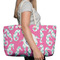 Sea Horses Large Rope Tote Bag - In Context View