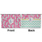 Sea Horses Large Zipper Pouch Approval (Front and Back)