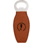 Sea Horses Leatherette Bottle Opener (Personalized)