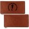 Sea Horses Leather Checkbook Holder Front and Back Single Sided - Apvl