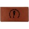 Sea Horses Leatherette Checkbook Holder - Single Sided (Personalized)