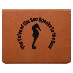Sea Horses Leatherette 4-Piece Wine Tool Set (Personalized)