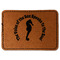 Sea Horses Faux Leather Iron On Patch - Rectangle (Personalized)
