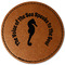 Sea Horses Leatherette Patches - Round