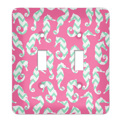 Sea Horses Light Switch Cover (2 Toggle Plate)