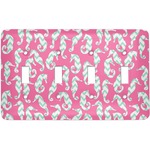 Sea Horses Light Switch Cover (4 Toggle Plate)