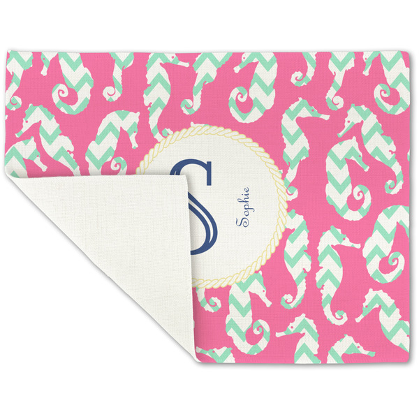 Sea Horses Linen Placemat - Folded Corner (single side)