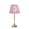 Sea Horses Poly Film Empire Lampshade - On Stand