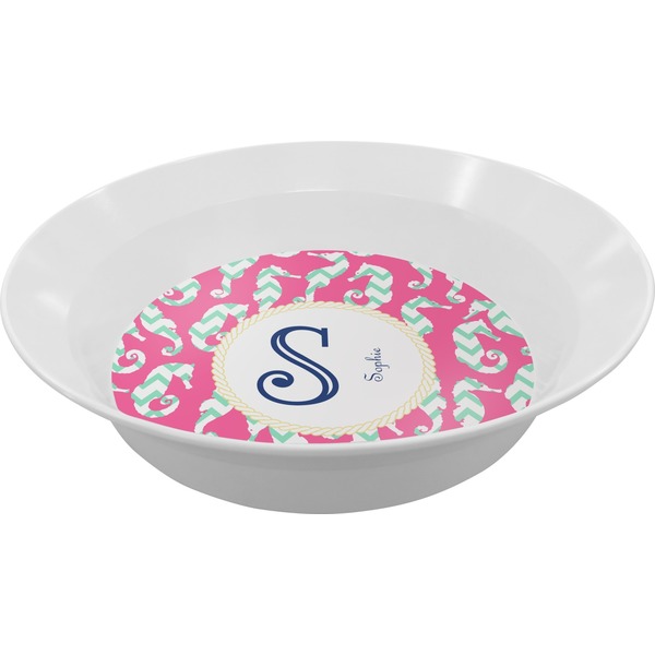 Custom Sea Horses Melamine Bowl (Personalized)