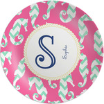 Sea Horses Melamine Plate (Personalized)