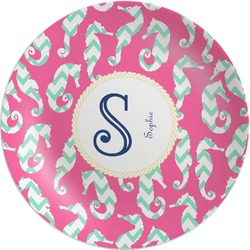 Sea Horses Melamine Plate (Personalized)