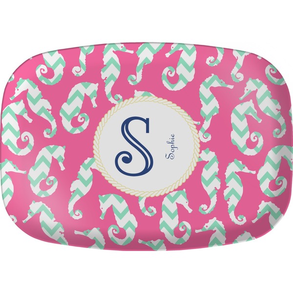 Custom Sea Horses Melamine Platter (Personalized)