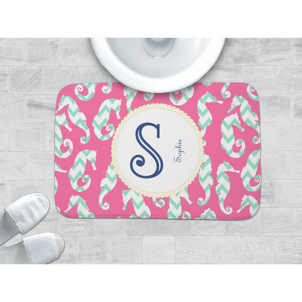 Sea Horses Memory Foam Bath Mat - LIFESTYLE 34x21