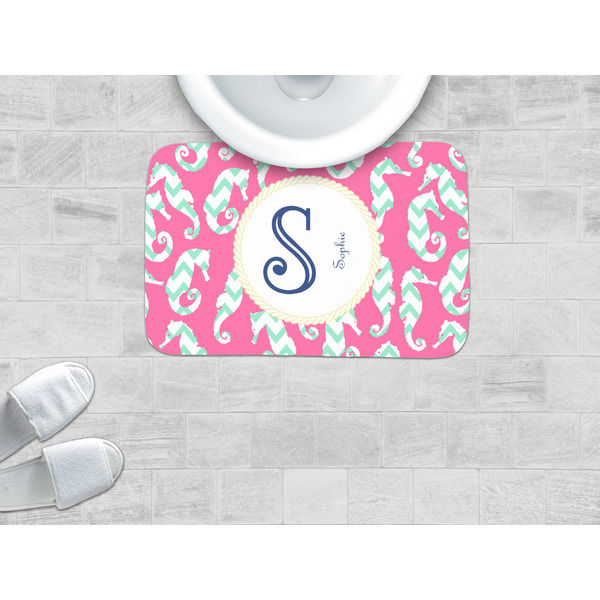 Sea Horses Memory Foam Bath Mat - LIFESTYLE