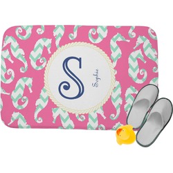 Sea Horses Memory Foam Bath Mat - 34"x21" (Personalized)