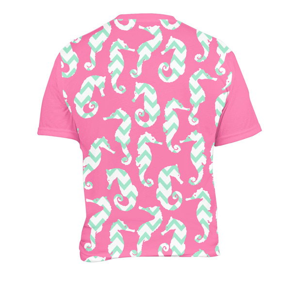 Sea Horses Men's Crew Neck T Shirt Medium - Back