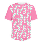Sea Horses Men's Crew T-Shirt (Personalized)
