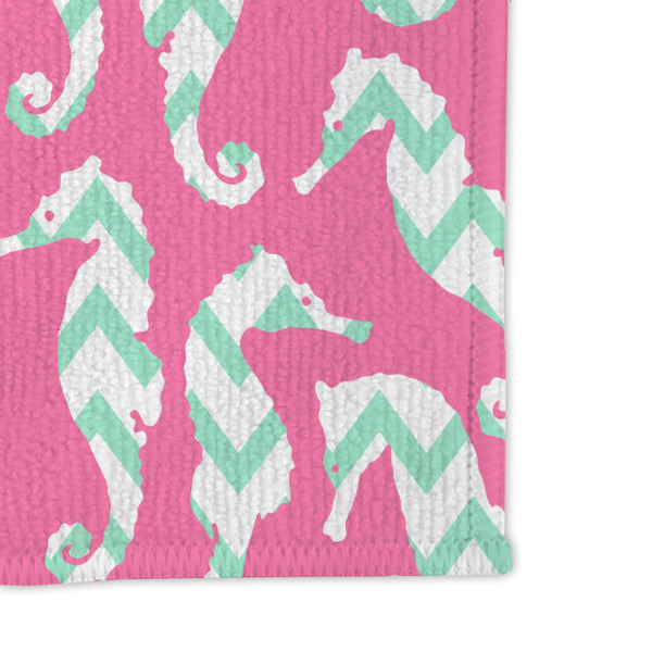 Sea Horses Microfiber Dish Rag - DETAIL