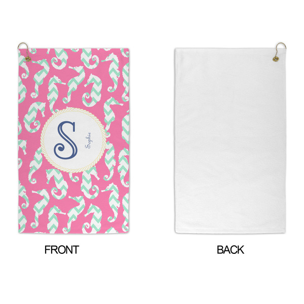 Sea Horses Microfiber Golf Towels - APPROVAL