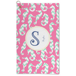 Sea Horses Microfiber Golf Towel (Personalized)