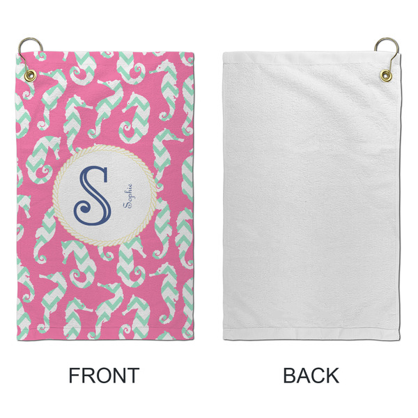 Sea Horses Microfiber Golf Towels - Small - APPROVAL