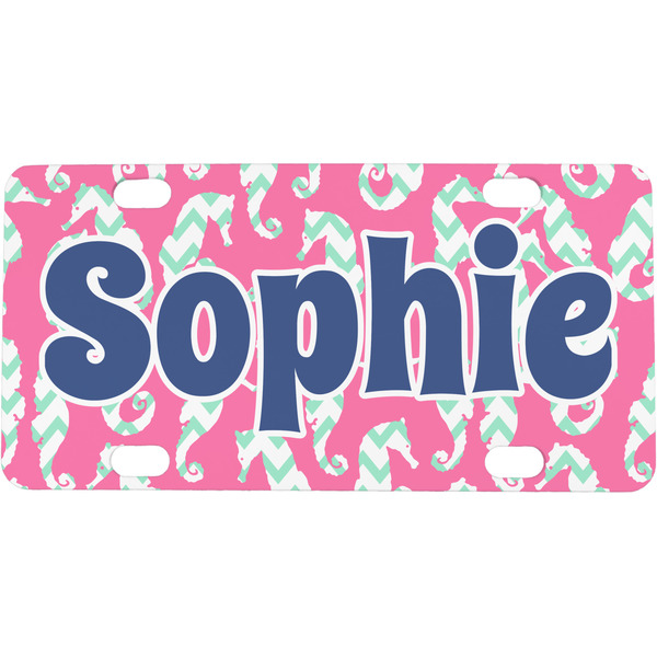 Custom Sea Horses Mini/Bicycle License Plate (Personalized)