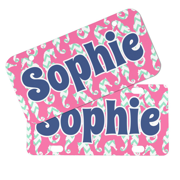 Sea Horses Mini License Plates - MAIN (4 and 2 Holes)