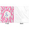 Sea Horses Minky Blanket - 50"x60" - Single Sided - Front & Back