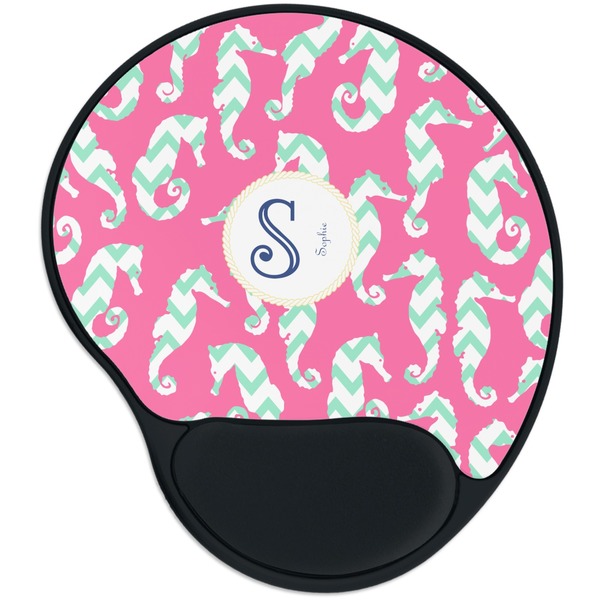 Custom Sea Horses Mouse Pad with Wrist Support