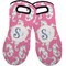 Sea Horses Neoprene Oven Mitts - Set of 2 w/ Name and Initial
