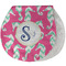 Sea Horses Burp Pad - Velour w/ Name and Initial